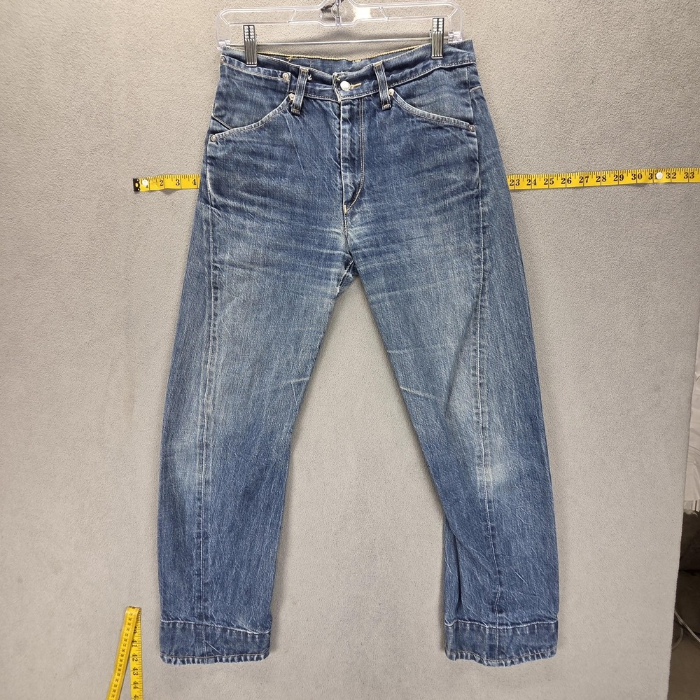 Vintage Levis Engineered Jeans Mens Blue Twisted Zip Fly Fits 28x28